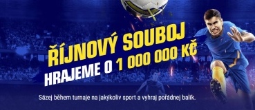 Sazkabet: Říjnový souboj o 1 000 000 Kč!