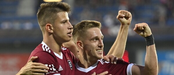 Fotbal, Fortuna liga, Sparta Praha, Adam Hložek - Zdroj ČTK, Šimánek Vít