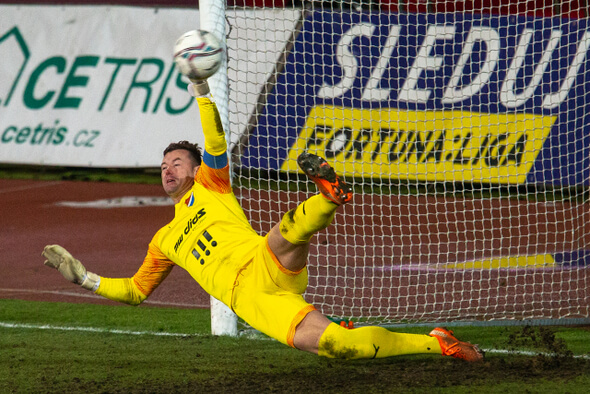 Fortuna Liga, FC Baník Ostrava, Jan Laštůvka - Zdroj ČTK, Pryček Vladimír