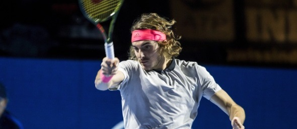 Tenis, Stefanos Tsitsipas, ATP - Zdroj ČTK, AP, Alexandra Wey