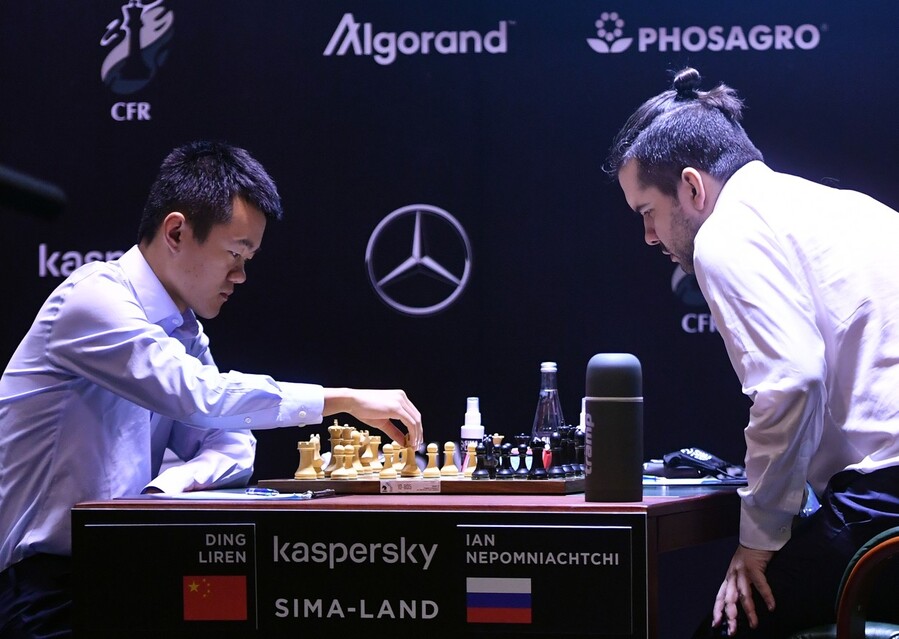 Šachy, Ding Liren a Ian Nepomniachtchi si zahrají o titul mistra světa v šachu 2023 v Astaně