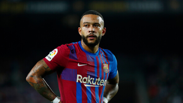 Fotbal, La Liga, Barcelona, Memphis Depay - Zdroj ČTK, AP ,Joan Monfort, PW, sluciano