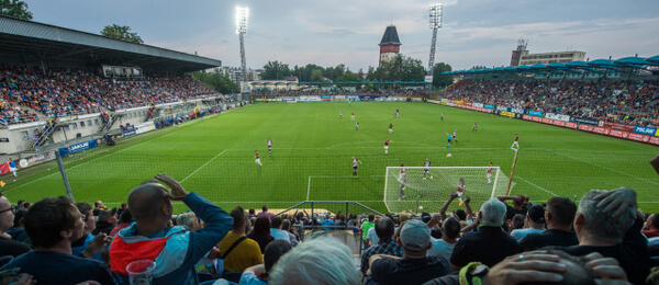 Fotbal, České Budějovice, stadion Střelecký ostrov - Zdroj ČTK, Pancer Václav