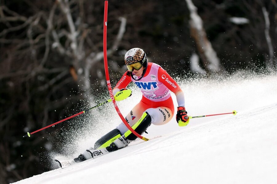 Alpské lyžování, FIS Světový pohár Killington, Wendy Holdener při slalomu