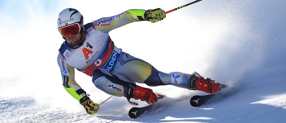 Alpské lyžování, obří slalom, Alexander Kilde - Zdroj Pierre Teyssot, Shutterstock.com