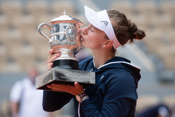 Tenis, Barbora Krejčíková po výhře na Roland Garros - Zdroj ČTK, ABACA, Zabulon Laurent, ABACA