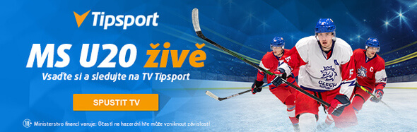 Sledujte hokejové MS juniorů U20 živě na TV Tipsport