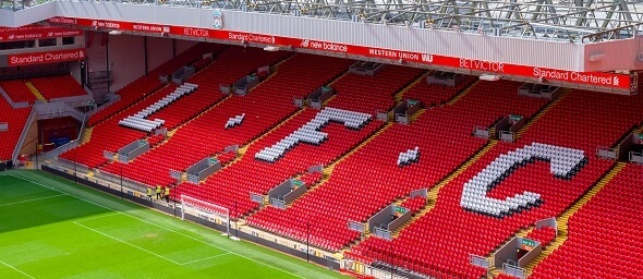 Premier League, Liverpool, Anfield stadion - Zdroj cowardlion, Shutterstock.com