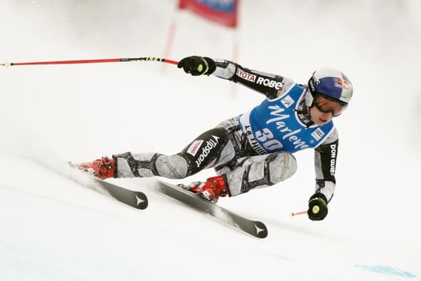 Alpské lyžování, závod světového poháru, Ester Ledecká - Zdroj ČTK, AP, Gabriele Facciotti