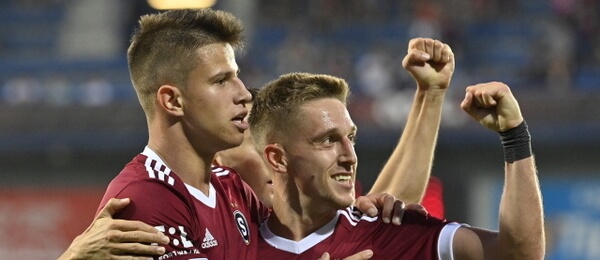 Fotbal, Fortuna liga, Sparta Praha, Adam Hložek - Zdroj ČTK, Šimánek Vít