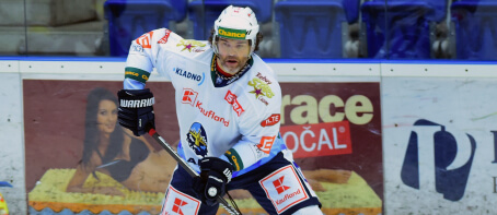 Chance liga, Rytíři Kladno vs Zubr Přerov, Jaromír Jágr - Zdroj ČTK, Peřina Luděk