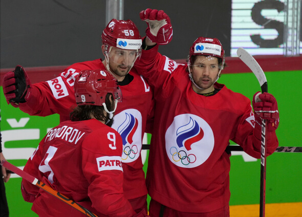 Hokej, Rusko, Mistrovství světa 2021 - Zdroj ČTK, AP, Roman Koksarov
