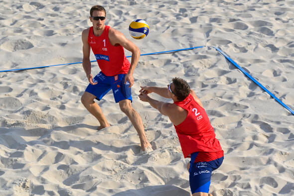 Beachvolejbal, Ondřej Perušič a David Schweiner - Zdroj ČTK, Šimánek Vít