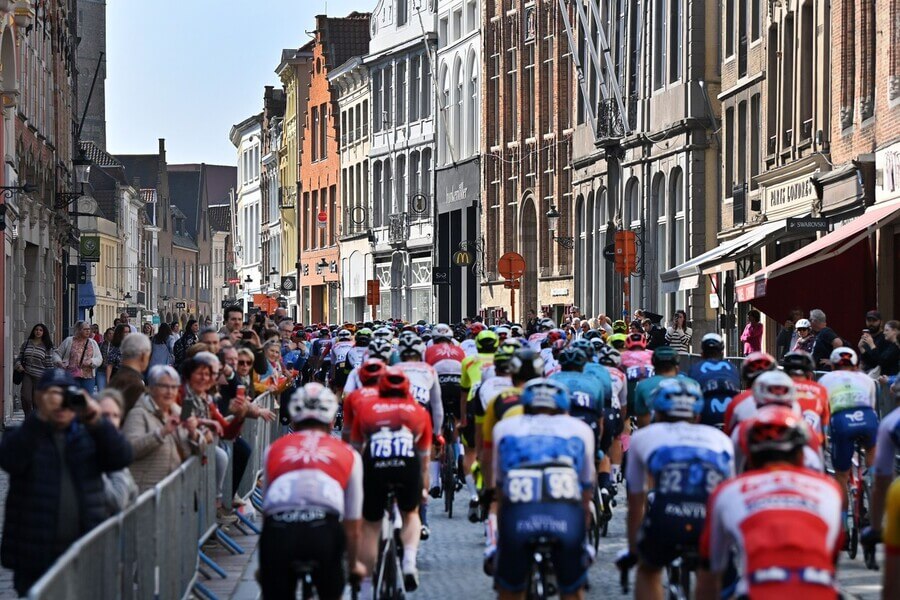 Cyklistický závod Brugge-De Panne je jednou z oblíbených jarních klasik