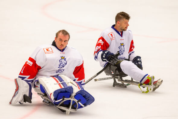 Česko - Itálie: sledge hokej na paralympiádě 2022
