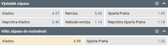Tipsport extraliga kurz - Rytíři Kladno vs Sparta Praha