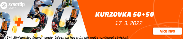 SYNOT TIP - akce 50+50 pouze 17. března 2022