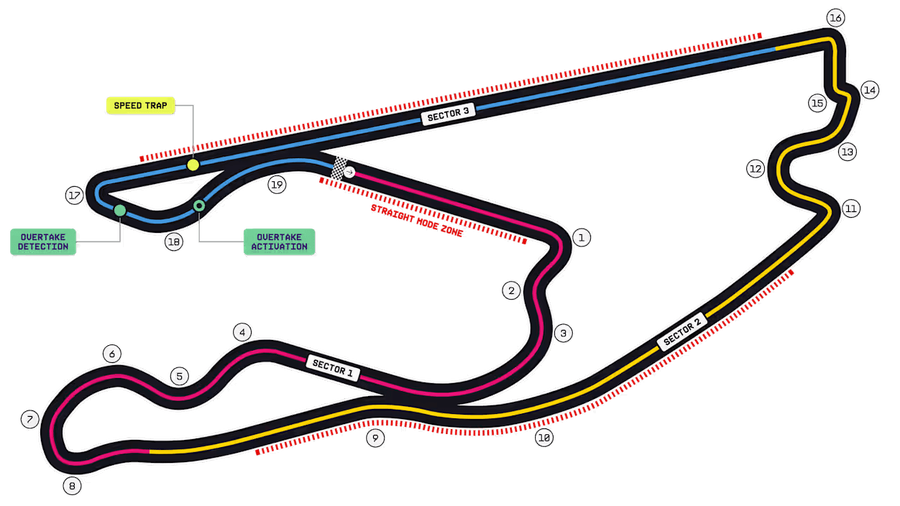 Layout okruhu v&nbsp;Miami