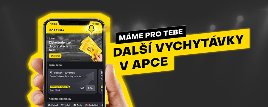 Fortuna aplikace funguje na Androidu i&nbsp;iOS