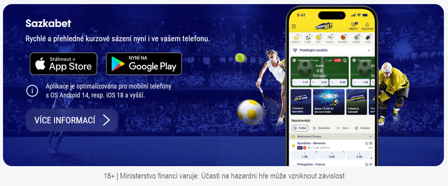 Návod na instalaci Sazkabet aplikace z&nbsp;webu Allwyn
