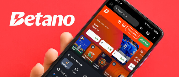 Betano mobilní aplikace pro iOS a Android