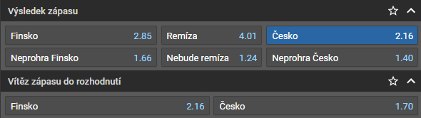 Tip na hokej Finsko vs Česko [07.05.] živě - Euro Hockey Tour/Švédsko hokejové hry 2022 live