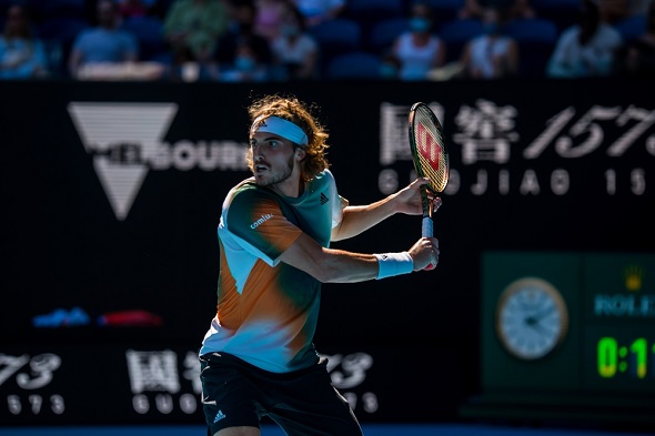 Tenis, Stefanos Tsitsipas z Řecka - Zdroj Alex Bogatyrev, Shutterstock.com