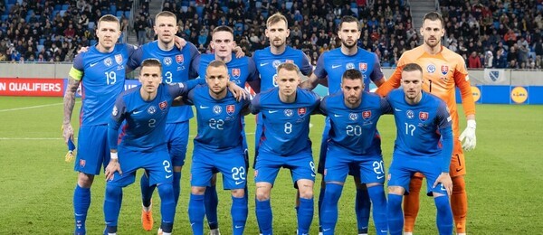 Slovenská fotbalová reprezentace před zápasem s Bosnou a Hercegovinou