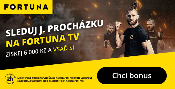 Jiří Procházka - sledujte zápas o titul v UFC živě na Fortuna TV