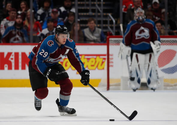 Hokej, NHL, Colorado Avalanche, Nathan MacKinnon - Zdroj ČTK, AP, David Zalubowski