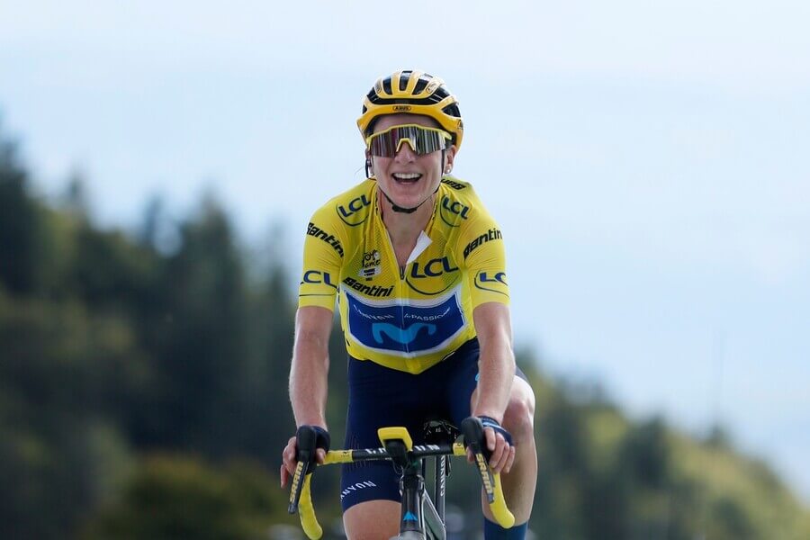 Cyklistika, UCI Women's World Tour, Annemiek van Vleuten z Nizozemska, vítězka Tour de France Femmes