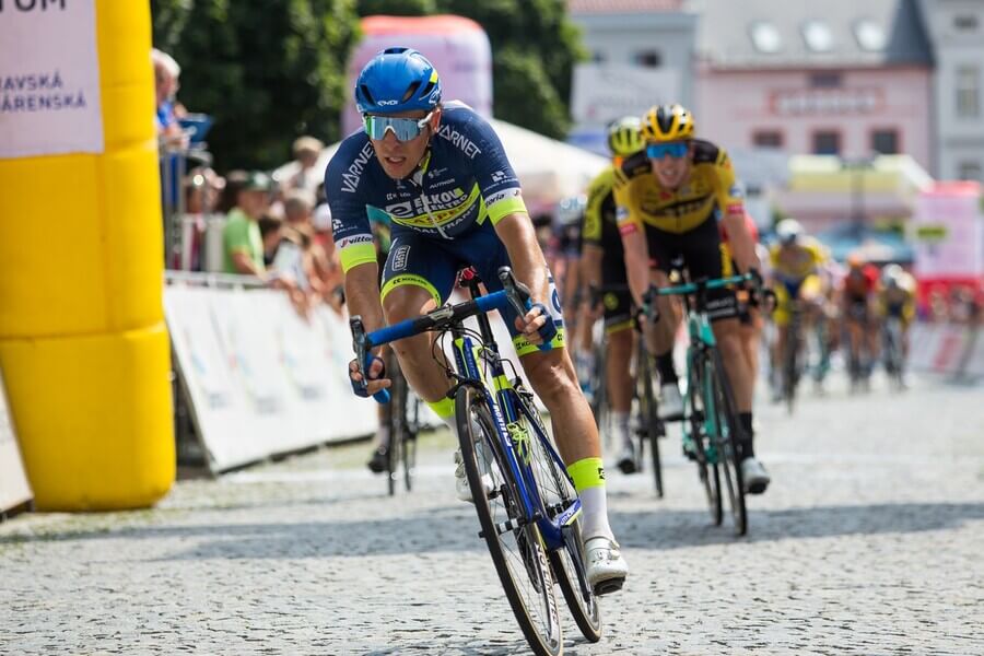 Cyklistika, UCI Europe, Adam Ťoupalík během závodu Czech Cycling Tour, Šternberk