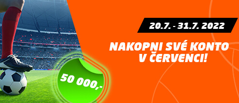 SYNOT TIP: nakopni konto v červenci, hraje se o celkem 50.000,-