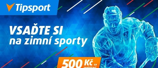 Tipsport bonus za registraci navýšen na 500 netů