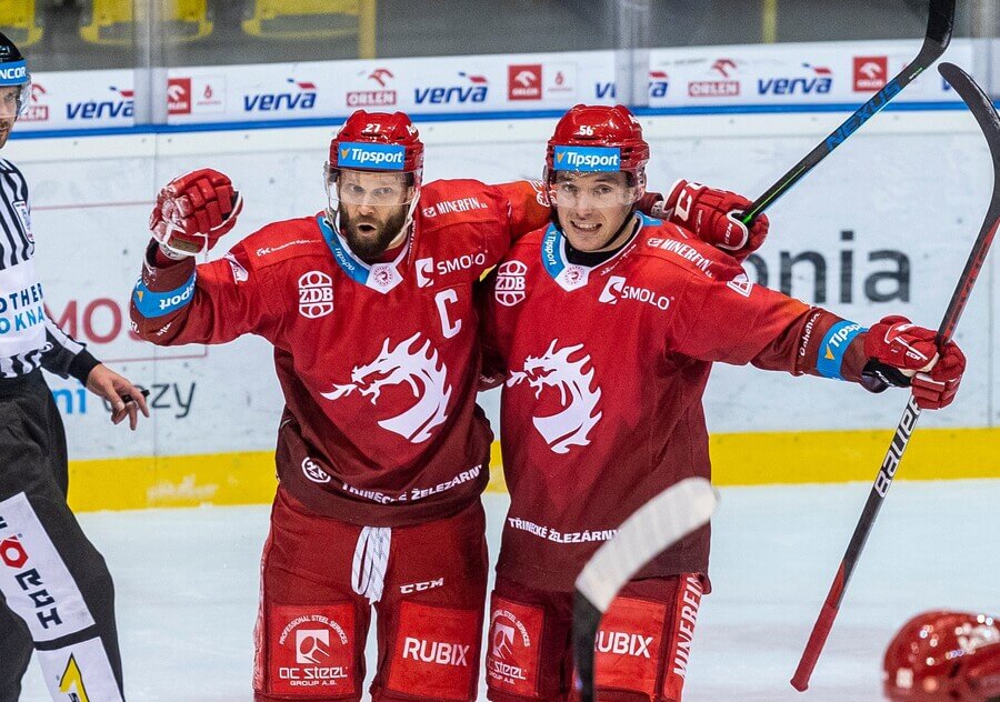 Hokejisté Martin Růžička a Martin Daňo se drží v popředí extraligových statistik - kanadské bodování - střelci - produktivita ELH - foto Profimedia