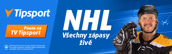 Všechny zápasy NHL 2022/2023 živě pouze na TV Tipsport
