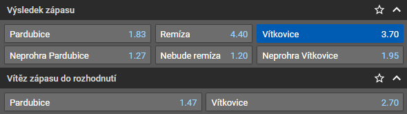 Tip na hokej: 8. kolo extraligy ELH 2022/23 HC Dynamo Pardubice vs. HC Vítkovice Ridera živě [6.10.] online live stream