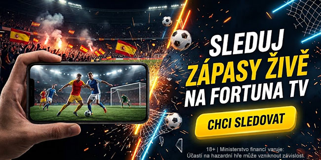 Sleduj zápas živě na Fortuna TV