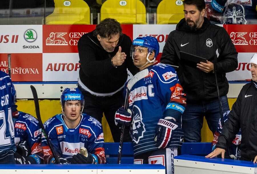 HC Rytíři Kladno - Jaromír Jágr a Tomáš Plekanec - v 10. kole ELH 2022-23 Kladno hostí Spartu Praha - Profimedia