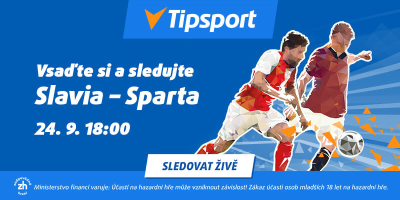 Live stream Slavia vs. Sparta v derby 24. 9. - sledujte ZDE