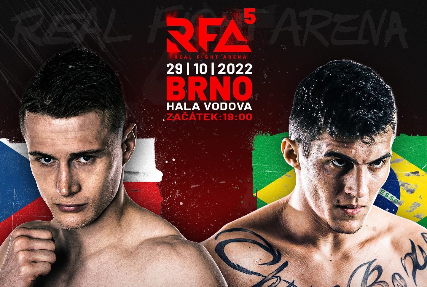 RFA 5 LIVE STREAM Hron, Sivák, Brichta, Mawar ▶️ RFA free stream BetArena.cz