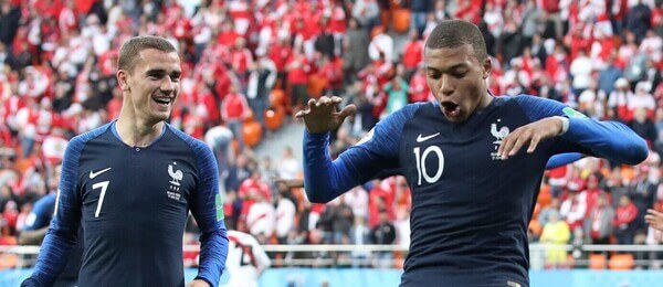 Mbappe a Griezmann