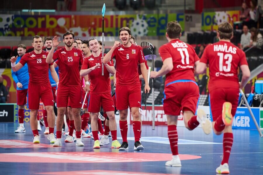 Český tým na MS ve florbale 2022 - dnes sledujte živě čtvrtfinále Česko vs Slovensko v online live streamu zdarma