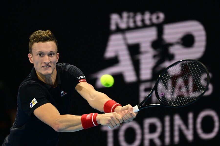 Český tenista Jiří Lehečka na Nitto ATP Finals Torino - Turnaj mistrů juniorů 2022 - sledujte finále Next Gen ATP Finals Nakashima vs Lehečka dnes živě v live streamu