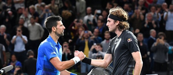 Tenis, Novak Djokovič a Stefanos Tsitsipas na ATP Tour