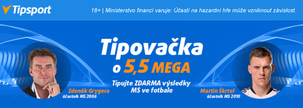 Tipsport: tipovačka k MS ve fotbale 2022 o 5,5 milionu