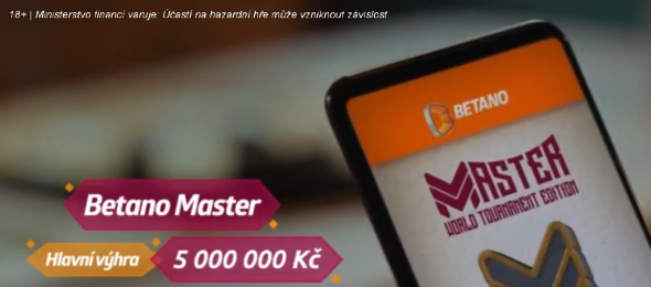 Betano Master - soutěž o 5 000 000 Kč při MS ve fotbale