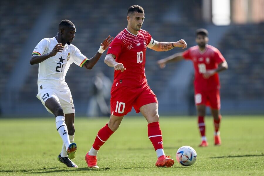 Granit Xhaka, kapitán švýcarské fotbalové reprezentace na MS 2022 v Kataru - Profimedia