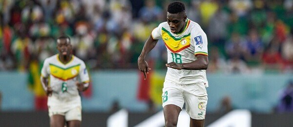 Útočník Senegalu Ismaila Sarr na MS ve fotbale 2022 - Profimedia