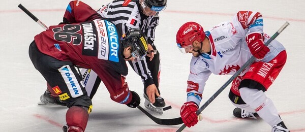 Hokejisté HC Sparta Praha a HC Oceláři Třinec v Tipsport extralize ledního hokeje - sledujte utkání Sparta vs Třinec dnes živě v live streamu online